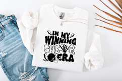 In My Winning Cheer Era SVG - Retro Football Skeleton Hand Product Image 1
