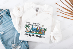 Sydney SVG - Colorful City by the Harbour Skyline Cut File Product Image 3