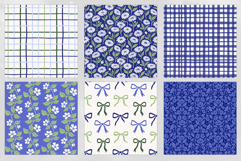 Indigo Garden Seamless Pattern Set Product Image 3