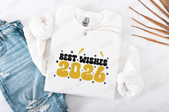 Happy New Year 2026 Best Wishes SVG Shirt Design Product Image 1