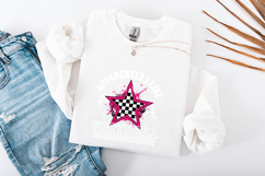 Apparently I Like Football SVG Checkered Star Spirit Design Product Image 1