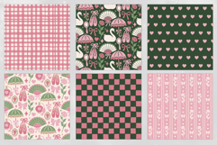 Rose Coquette Seamless Patterns - 16 JPEG Patterns Product Image 3