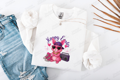 Retro Hip Hop Pink Easter Bunny SVG - Cool Bunny Design Product Image 3