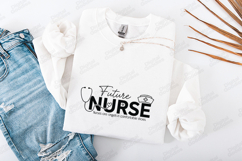 Future Nurse SVG - Medical Stethoscope School Cut File Product Image 3