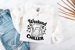 Weekend Chiller Beer Mug SVG PNG JPG Funny Drinking Art Product Image 3