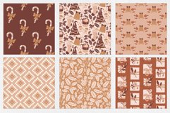Terracotta Holiday Digital Paper Product Image 5