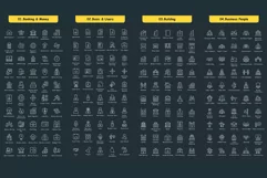 3400 Outline Icons Product Image 8