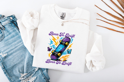 Born To Drift SVG - Skateboard Retro Sports PNG Graphic Product Image 3
