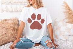Brown Paw Print PNG, Digital Download for Pet Lovers, Product Image 3