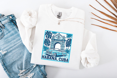 Habana Cuba SVG Retro Classic Car Tropical Vacation PNG Product Image 1