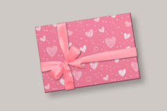 Valentines Heart Seamless Patterns, Whimsy Digital Paper PNG Product Image 3