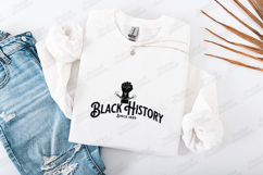 Black History SVG - Power Fist Breaking Chains Since 1865 Product Image 1