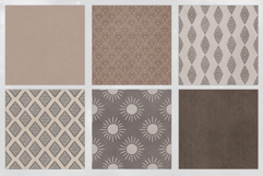 Boho Kraft Seamless Patterns - 16 JPEG Patterns Product Image 3