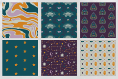 16 Twilight Magic Seamless Patterns Product Image 3
