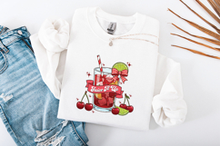 Retro Cherry Limeade Illustration - Juice It Up Digital Art Product Image 3