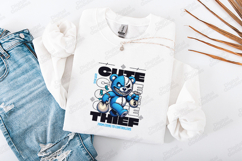 Cute Thief SVG - Grinning Blue Bear Gaming Character Design Product Image 3