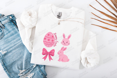 Retro Western Easter Bundle | Pink Bunny &amp; Cowgirl Boots PNG Product Image 3