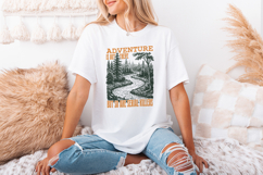 Funny Outdoors Forest Camping, Sublimation and Clipart PNG, Product Image 3