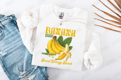 Banana Sweet Energy Snack SVG Fresh Fruit Sublimation File Product Image 2