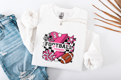 Football Season SVG - Pink Out Awareness Gameday PNG Design Product Image 3