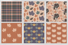16 Cozy Fall Seamless Patterns Product Image 3