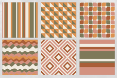 16 Cozy Vintage Seamless Patterns Product Image 3