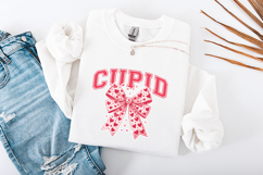 Cupid Heart Bow PNG | Preppy Pink Valentine Sublimation Product Image 3