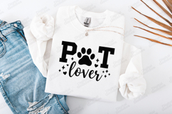 Pet Lover SVG - Trendy Paw Print Animal Fan Shirt Design Product Image 2