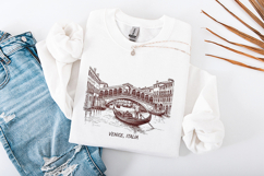 Venice Italia SVG Rialto Bridge Gondola Sublimation PNG Product Image 3