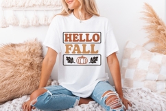 Hello Fall PNG, Autumn PNG, Pumpkin PNG, Fall Digital Product Image 2