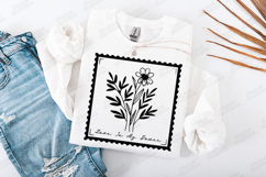 Love Is My Power Floral Stamp SVG Sublimation PNG Design Product Image 2