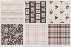 16 Holiday Blush Seamless Patterns Product Image 3