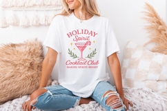 Holiday Spirit Cocktail Club PNG, Festive Christmas Drink, Product Image 3