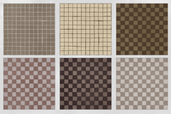 Checker &amp; Grid Kraft Seamless Patterns - 16 JPEG Patterns Product Image 3