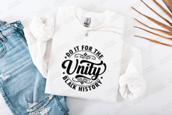 Do It For The Unity SVG - Black History Heritage Cut File Product Image 3