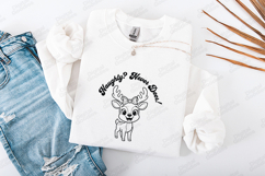 Naughty Never Deer SVG - Funny Reindeer Christmas PNG Product Image 3