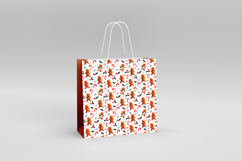 4 Gingerbread Man Seamless Patterns, Xmas Digital Paper PNG Product Image 3