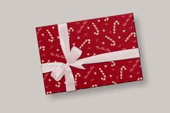 Pink Red Christmas Seamless Patterns, Xmas Digital Paper JPG Product Image 7