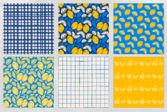 Lemon Coquette Seamless Patterns - 16 JPEG Patterns Product Image 3