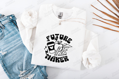 Future Maker SVG - Retro School Supply Doodle Cut File Product Image 3