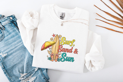 Surf Sand &amp; Sun Summer SVG - Beach Life Sublimation Design Product Image 1