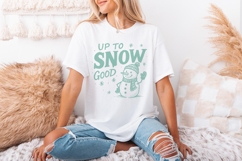 Up To Snow Good PNG, Funny Snowman Digital Download, Winter Product Image 2