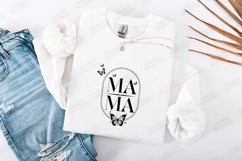 MAMA SVG - Butterfly Arch Minimalist Mother Cut File Product Image 3
