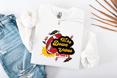 Football Take Down Vibes Sports Season Sublimation PNG Art Product Image 3