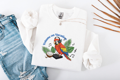 Tropical DJ Parrot SVG - Volume On Vacation Summer Art Product Image 3