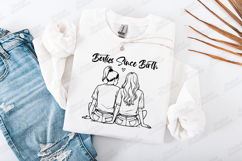 Besties Since Birth SVG Best Friend PNG Gift Sisterhood Art Product Image 2