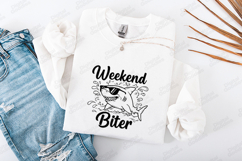 Weekend Biter Shark SVG Funny Summer Craft Design Product Image 3
