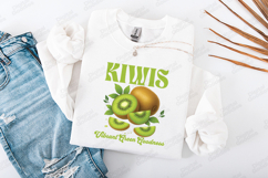 Kiwis Vibrant Green Goodness SVG Fresh Fruit Sublimation Product Image 2