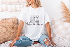 He Is Risen PNG, Easter Sublimation Design, Jesus Christian Product Image 2
