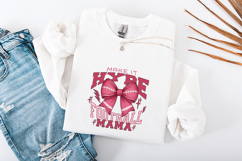 Make It Hype Football Mama SVG - Coquette Bow Sports PNG Product Image 3